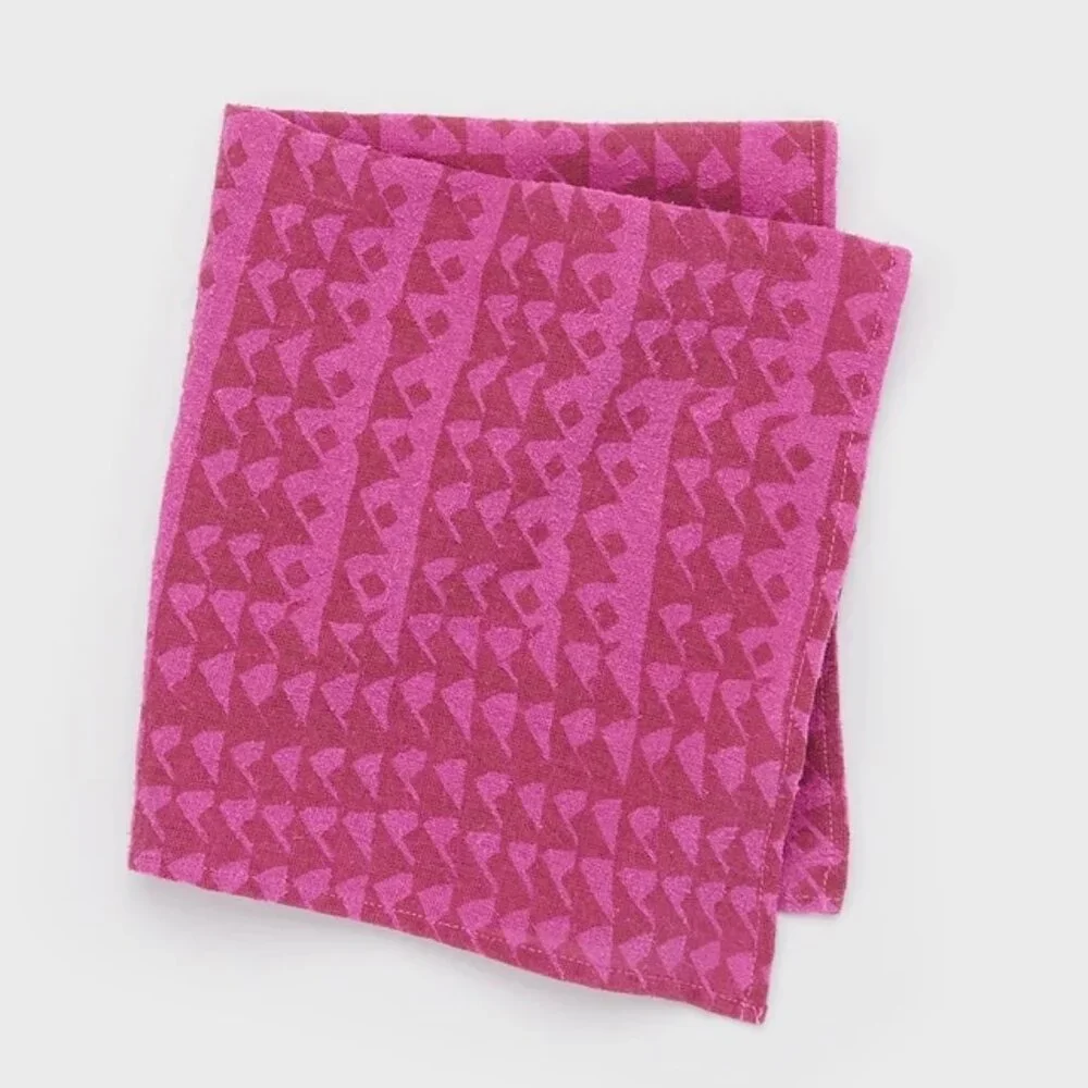 Jenny Pennywood for Misha & Puff over-dyed bandana - copper/fuschia OS, EUC - Picture 4 of 5